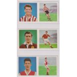 Trade cards, Football, two sets, Chix Footballers (Portrait & Action) (25-48, 24 cards) & Nabisco