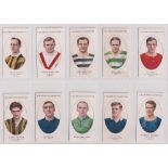 Cigarette cards, Smith's, Football Club Records (1917) (set, 50 cards) (10 with sl yellow staining