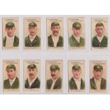 Cigarette cards, Wills (Australia), Prominent Australian & English Cricketers (1-50) (set, 50 cards)