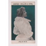 Cigarette card, Phillips, Beauties (Plums, green front), type card, ref H186, picture no 28 (gd) (