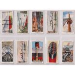 Cigarette cards, Churchman's, The Queen Mary, 2 sets, standard size (50 cards) & 'L' size (16 cards)