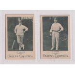 Cigarette cards, Ogden's, Cricketers & Sportsmen, Cricketers, two cards, J.T. Brown & S. Haigh, both