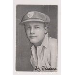 Trade card, Australia, Morrows Ltd, Cricketers, Australian Players, 1930-31, type card 'Don Bradman,