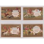 Trade cards, Liebig, Hunting Deer, ref S188, 2 different sets & 2 part sets, German (set), French (