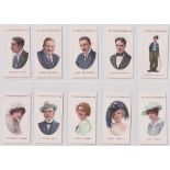 Cigarette cards, Smith's, Cinema Stars (set, 25 cards including 2 different Charlie Chaplin