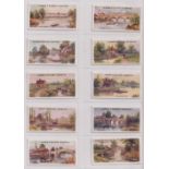 Cigarette cards, Lambert & Butler, The Thames from Lechlade to London (set, 50 cards, mixed