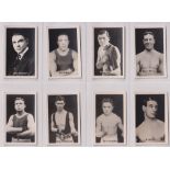 Trade cards, Amalgamated Press, Sportsmen, 'M' size (set, 66 cards) inc. Boxers, Jockeys,