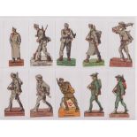 Trade cards, Austria, Abadie, Military Uniforms & Soldiers, (set, 25 die-cut cards) (gd)