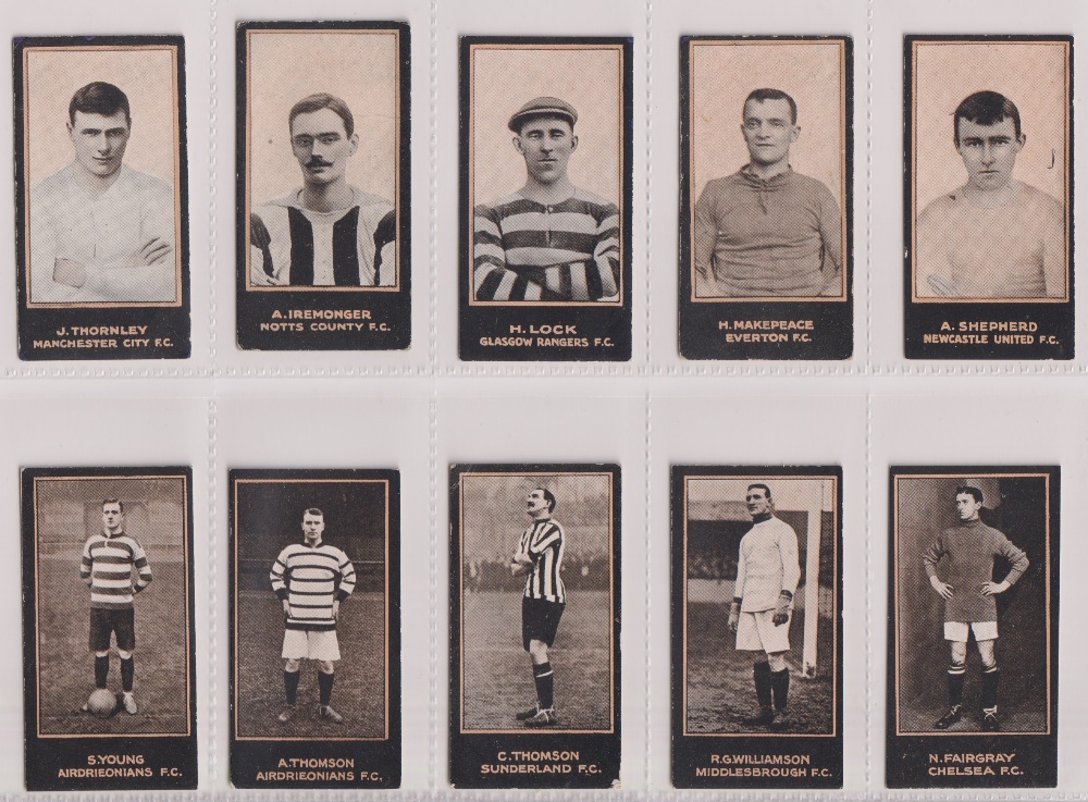 Cigarette cards, Smith's, Footballers (Titled , mixed dark & light blue backs) inc. Meredith, - Image 25 of 30