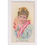 Cigarette card, Taddy, Royalty, Actresses & Soldiers, type card, Miss Jessie Bond (ex) (1)