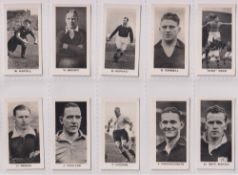 Cigarette cards, John Sinclair, English & Scottish Football Stars, (set, 50 cards) (gd/vg)
