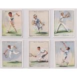 Cigarette cards, Wills, Lawn Tennis 1931, 'L' size, (set, 25 cards) (no 25 with sl mark to back o/