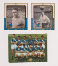 Cigarette cards, Germany, Football, three cards, Union Cigarette Factory, 'King Football', two