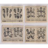 Trade cards, Barratt's, Football Team Folders, 4 cards, Bolton Wanderers Division 2 (1932),