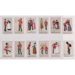 Cigarette cards, Faulkner's, Military Terms, 1st Series (set, 12 cards) (2 with slight staining to