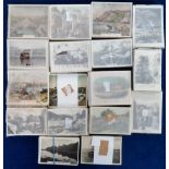 Cigarette cards, a collection of 18 wrapped, mostly photographic, sets & part sets, mostly appear to