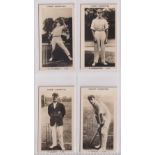Cigarette cards, Pattreiouex, Famous Cricketers (C1-96, printed backs), 4 cards, nos C22