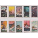 Trade cards, USA, Anon, U.S. Battleships (set, 24 cards) (1 with mis printed back o/w gd) (24)