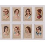 Cigarette cards, USA, Consolidated Cigarette Co, Portraits of Ladies of the White House, 'M' size,