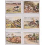 Cigarette cards, Player's, 4 'L' size sets, Country Sports (25 cards), Types of Horse (25 cards),