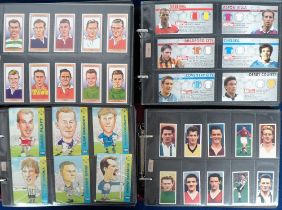 Trade cards, Football, a collection of cards, 1950's onwards, mostly sets contained in 5 albums inc.