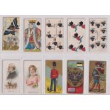 Cigarette cards, USA, Kinney, 20 type cards from various series inc. Butterflies of the World (