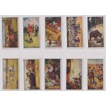 Cigarette cards, Goodbody's, Sports & Pastimes, (13/25, nos 4, 6, 8, 9, 10, 11, 16, 17, 18, 19,