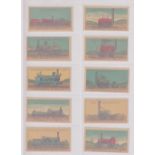 Cigarette cards, Lea, Cigarette Transfers (Locomotives) (69/70 missing no 8) (mostly gd/vg)