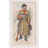 Cigarette card, Taddy, Royalty, Actresses & Soldiers, type card, Russian Cossack (vg) (1)