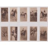 Cigarette cards, Williams, Aristocrats of the Turf 'A' series, (set, 30 cards) (most with sl trim