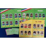 Trade cards, Panini, Football Superstars 1984, a special album containing a complete set of 72