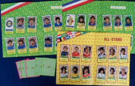 Trade cards, Panini, Football Superstars 1984, a special album containing a complete set of 72