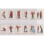 Cigarette cards, Faulkner's, Military Terms, 2nd Series (set, 12 cards) (vg/ex) (12)