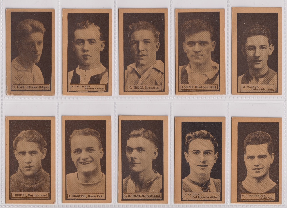 Trade cards, Thomson, This Year's Top Form Footballers (set, 24 cards) (gd)