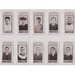 Cigarette cards, Churchman's, Footballer's (Brown), (30/50 missing nos 1, 2, 3, 4, 7, 9, 12, 16, 18,