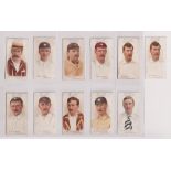 Cigarette cards, Wills, Cricketers, 1901 (mixed printing, mostly with vignettes) (set, 50 cards,