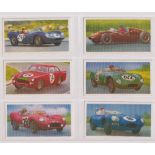 Trade cards, Merrysweets, World Racing Cars, 'X' size (set, 48 cards) (gd/vg)