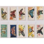 Cigarette cards, Player's (Overseas), Butterflies (Girls) (set, 50 cards) (gd)