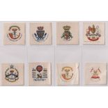 Tobacco silks, Lea, Regimental Crests & Badges, (71/100) (13 without printed backs) (gen gd)