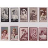 Cigarette cards, Actresses, a collection of 10 scarce type cards, Player's Actors & Actresses (2),