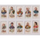 Cigarette cards, USA, Kinney Bros, Leaders, (set, 25 cards) (gen gd/vg)