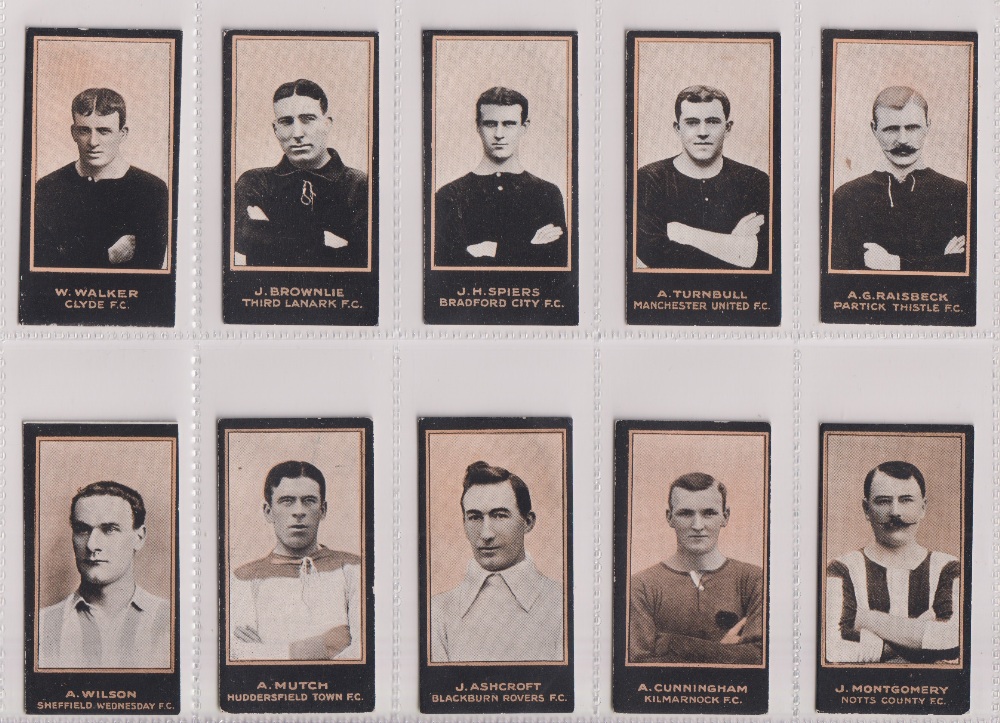 Cigarette cards, Smith's, Footballers (Titled , mixed dark & light blue backs) inc. Meredith, - Image 3 of 30