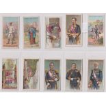 Cigarette cards, Lambert & Butler, Japanese Series (set, 25 cards) (some with toning and sl marks to