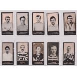 Cigarette cards, Smith's, Footballers (Titled , mixed dark & light blue backs) inc. Meredith,