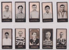Cigarette cards, Smith's, Footballers (Titled , mixed dark & light blue backs) inc. Meredith,