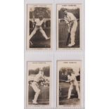 Cigarette cards, Pattreiouex, Famous Cricketers (C1-96, printed backs), 4 cards, nos C11 Andrews,