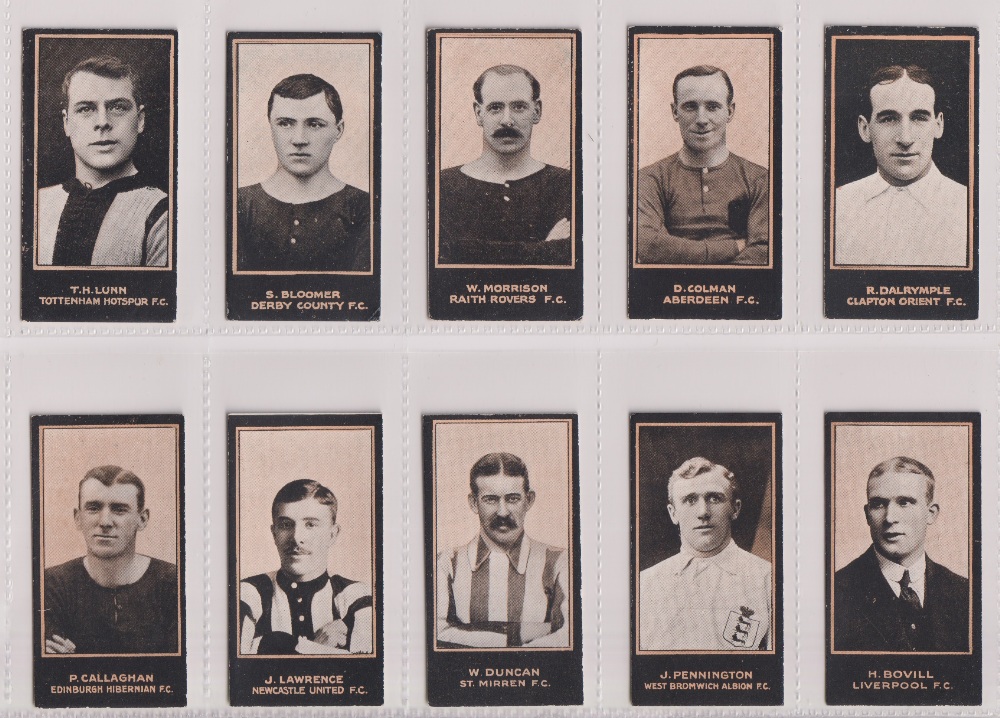 Cigarette cards, Smith's, Footballers (Titled , mixed dark & light blue backs) inc. Meredith, - Image 15 of 30