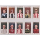 Cigarette cards, Churchman's, Football Club Colours, (34/50 missing nos 3, 5, 9, 12, 13, 14, 18, 20,