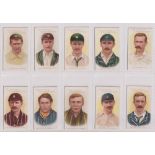 Cigarette cards, Wills (Australia), Prominent Australian & English Cricketers (51-73, grey