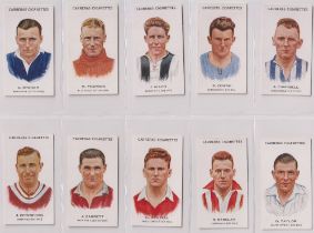 Cigarette cards, Carreras, Footballer's (small titles) (set, 75 cards) (vg)